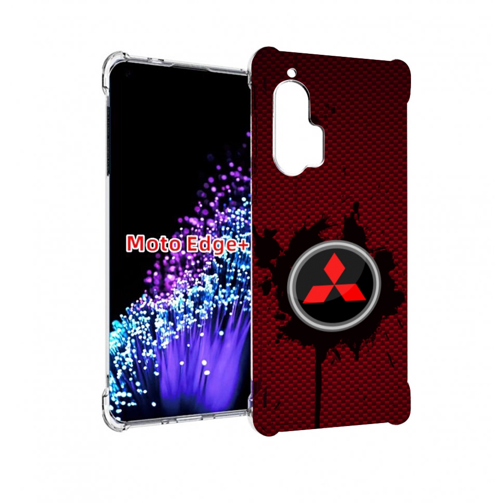 

Чехол MyPads мицубиси mitsubishi 2 для Motorola Edge+ Plus, Прозрачный, Tocco