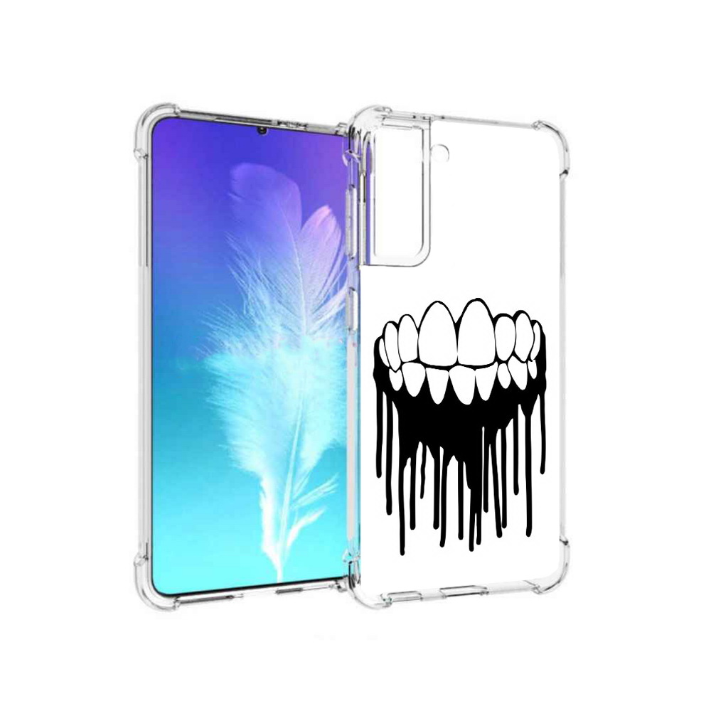 

Чехол MyPads Tocco для Samsung Galaxy S21 зубы (PT157088.510.372), Прозрачный, Tocco