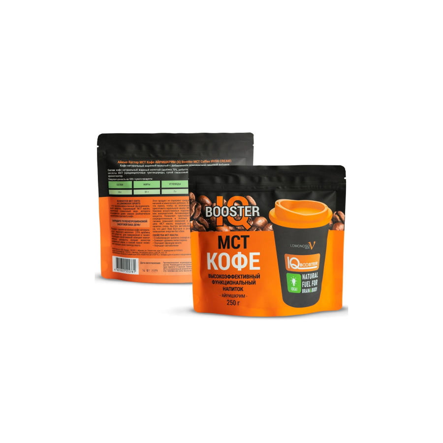 Кофе Lomonosov Sports IQ Booster MCT Coffee, 450g фото.