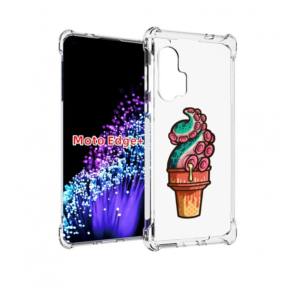 

Чехол MyPads мороженное для Motorola Edge+ Plus, Прозрачный, Tocco