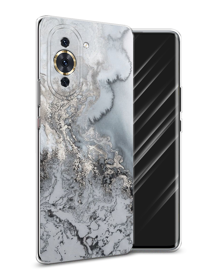 

Чехол Awog на Huawei Nova 10 Pro "Морозная лавина серая", Разноцветный, 6109050-3