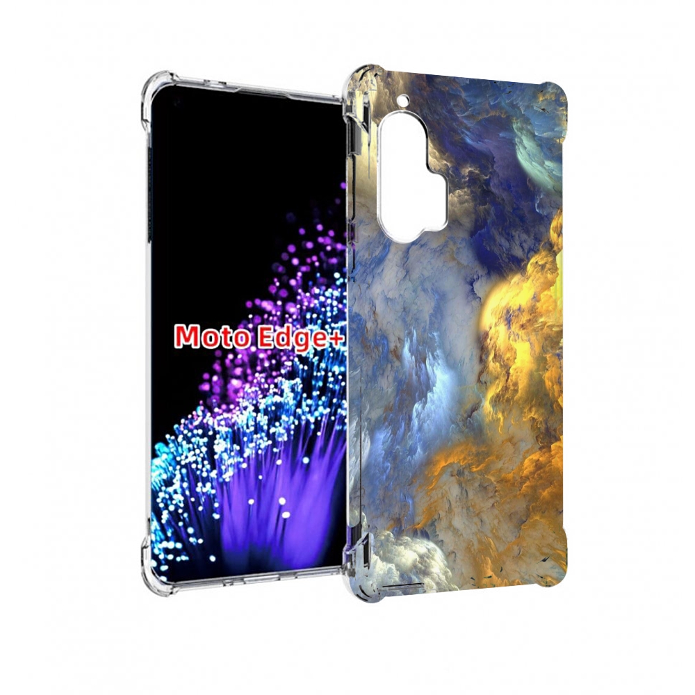 

Чехол MyPads мраморное небо для Motorola Edge+ Plus, Прозрачный, Tocco