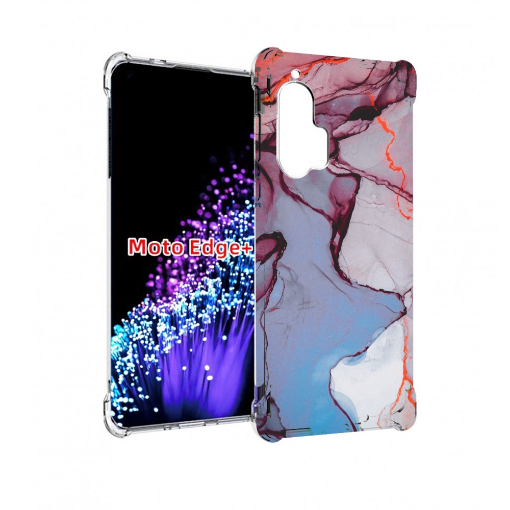 

Чехол MyPads мраморный рисунок для Motorola Edge+ Plus, Прозрачный, Tocco