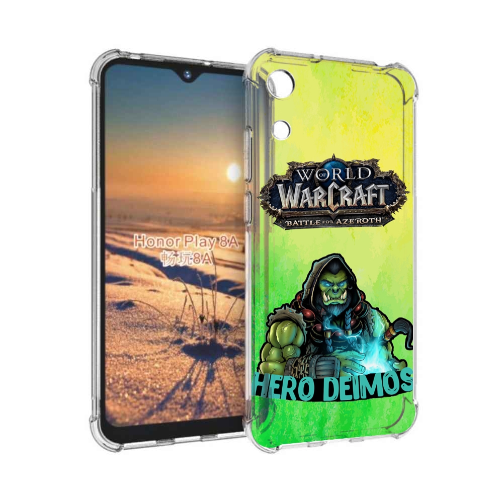 

Чехол бампер MyPads world-of-warcraft мужской для Honor 8A, Прозрачный, Tocco
