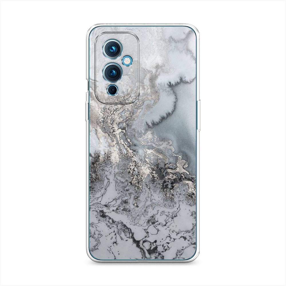 фото Силиконовый чехол "морозная лавина серая" на oneplus 9 le2110 awog