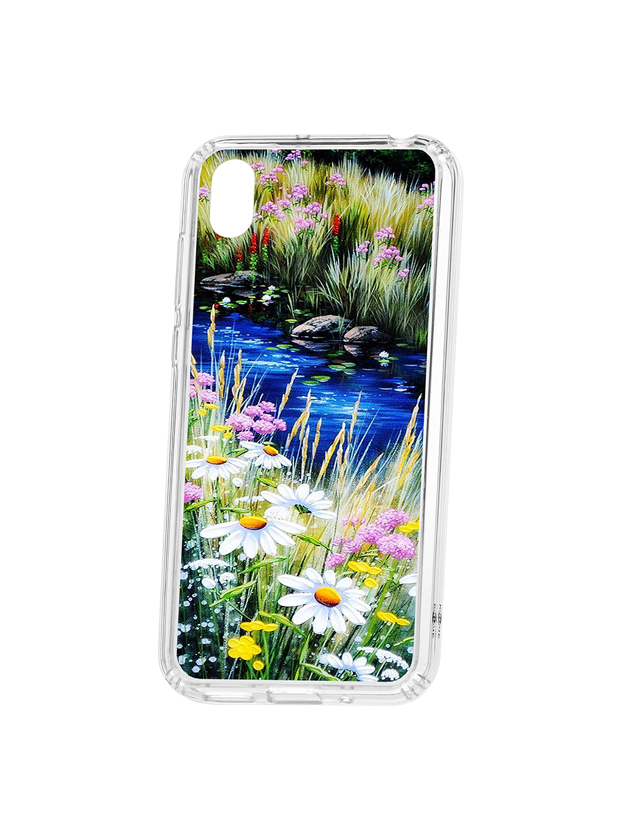фото Чехол на huawei honor 8s kruche print ромашки у ручья кruче