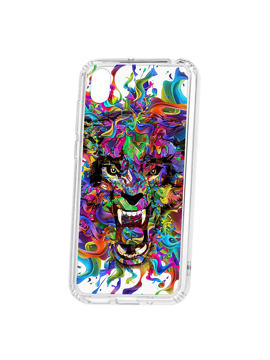 фото Чехол на huawei honor 8s kruche print colored beast кruче