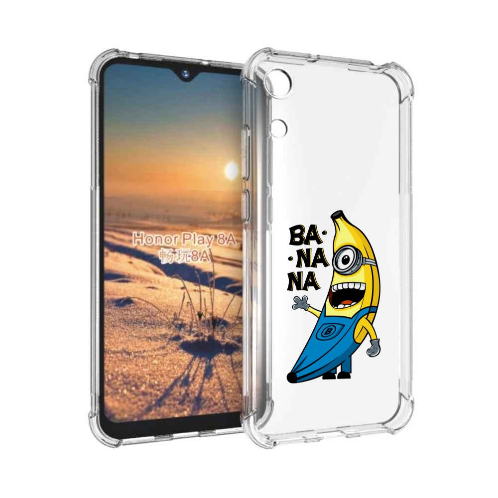 Чехол бампер MyPads Банана-миньон для Honor 8A.