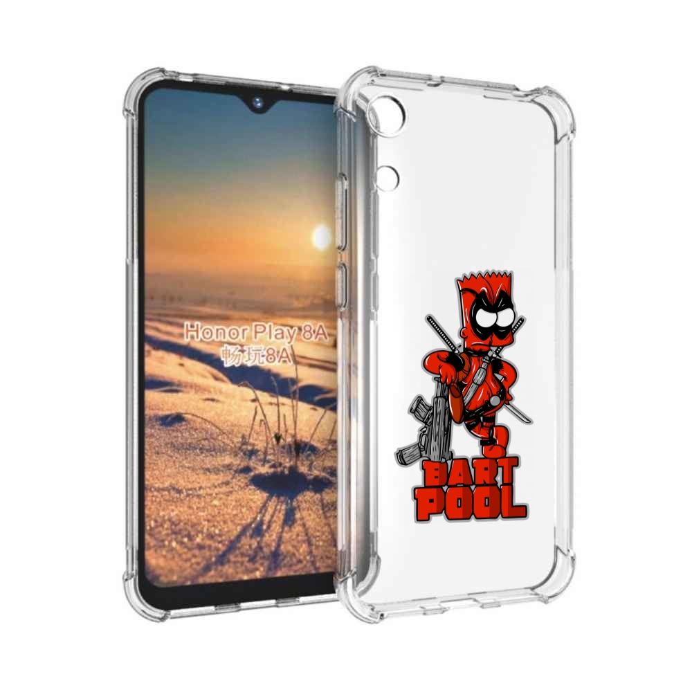 

Чехол бампер MyPads Барт-Пул для Honor 8A, Прозрачный, Tocco