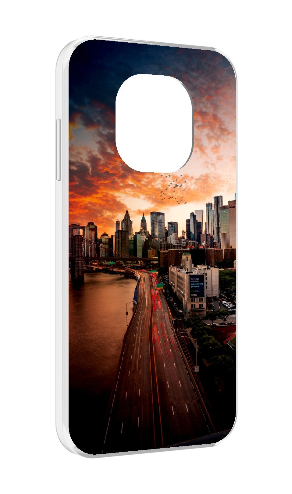 

Чехол MyPads американский город фото для Blackview BL8800 / BL8800 Pro, Прозрачный, Tocco