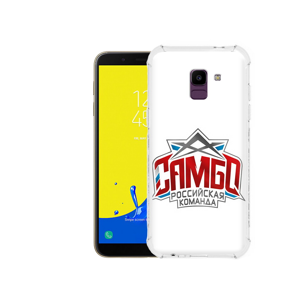 

Чехол MyPads Tocco для Samsung Galaxy J6 (2018) Самбо, Прозрачный, Tocco