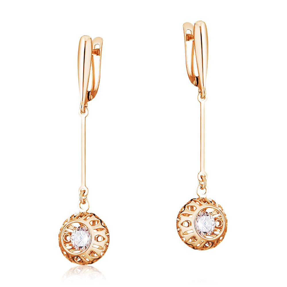 

Серьги из серебра с фианитом ЮВЕЛИР КАРАТ 2129287/9п, 2129287/9п