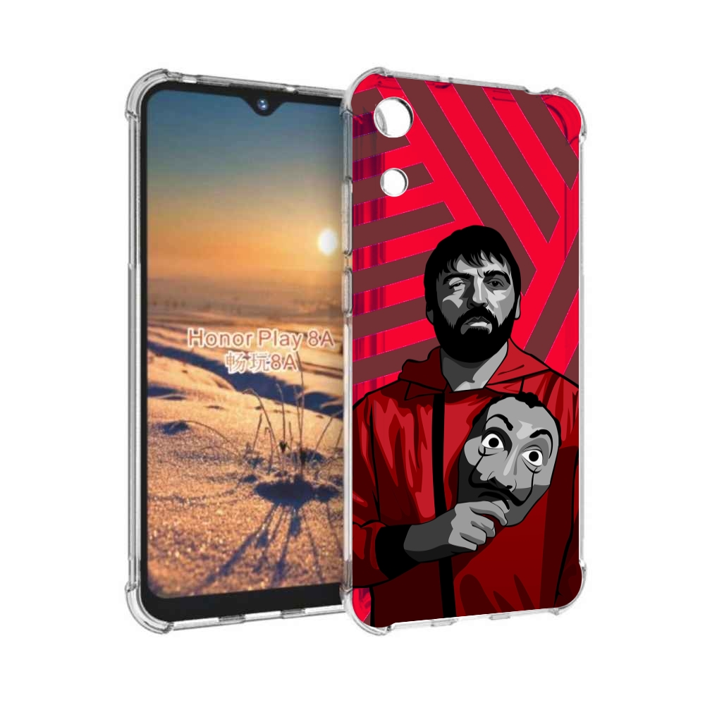 

Чехол бампер MyPads Богата-Бумажный-дом для Honor 8A, Прозрачный, Tocco