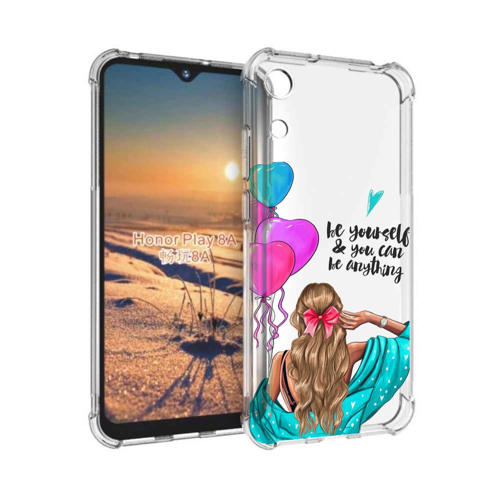

Чехол бампер MyPads Будь-собой для Honor 8A, Прозрачный, Tocco