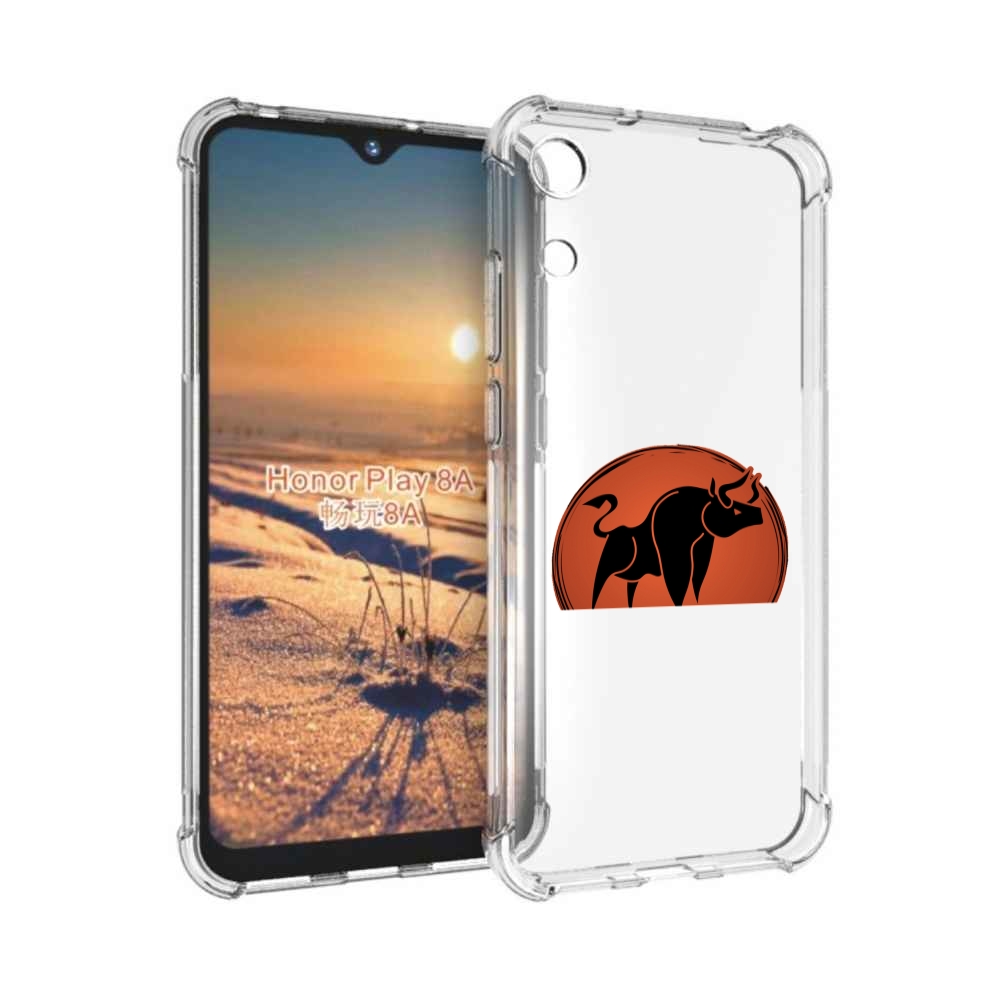 

Чехол бампер MyPads Бык-2 для Honor 8A, Прозрачный, Tocco
