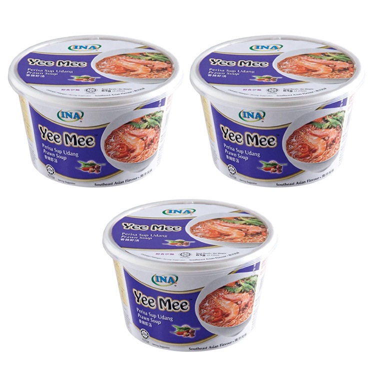 

Лапша быстрого приготовления со вкусом Креветочный суп Уданг YEE MEE (3 шт. по 78 г)