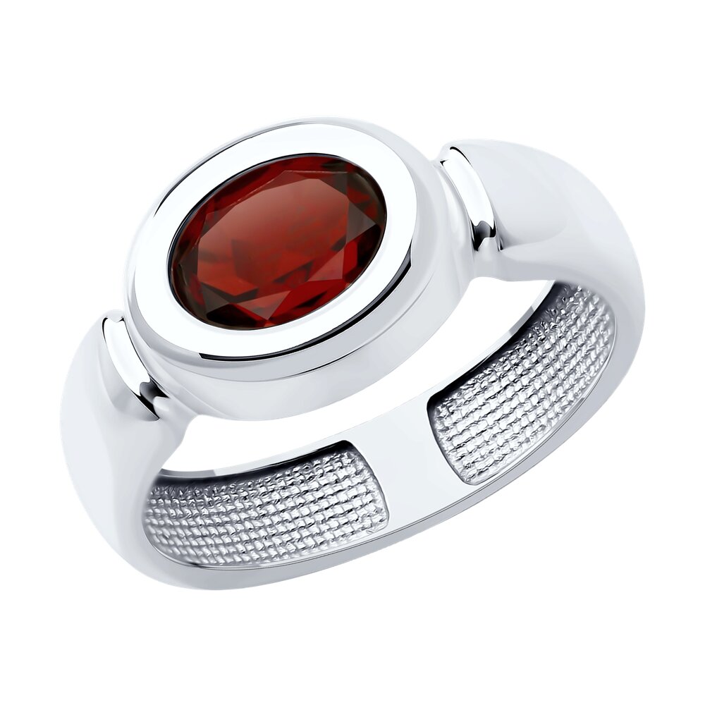 

Кольцо из серебра р. 18 SOKOLOV 92014540, гранат, 92014540