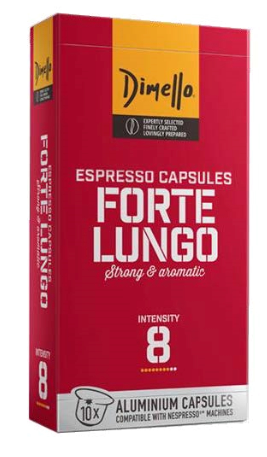 Кофе Dimello в капсулах Forte Lungo, З упаковки по 10 шт