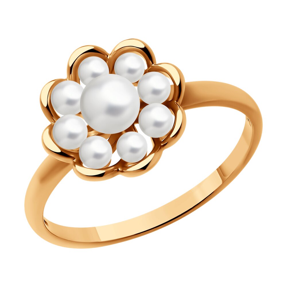 

Кольцо из серебра р. 19 Diamant 93-310-02620-1, жемчуг культивированный, 93-310-02620-1