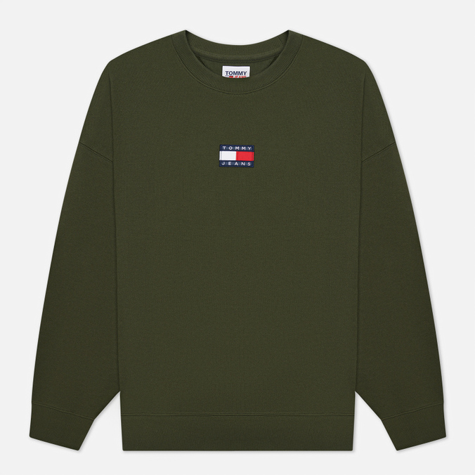 

Свитшот мужской Tommy Jeans DM0DM10911 зеленый M, DM0DM10911