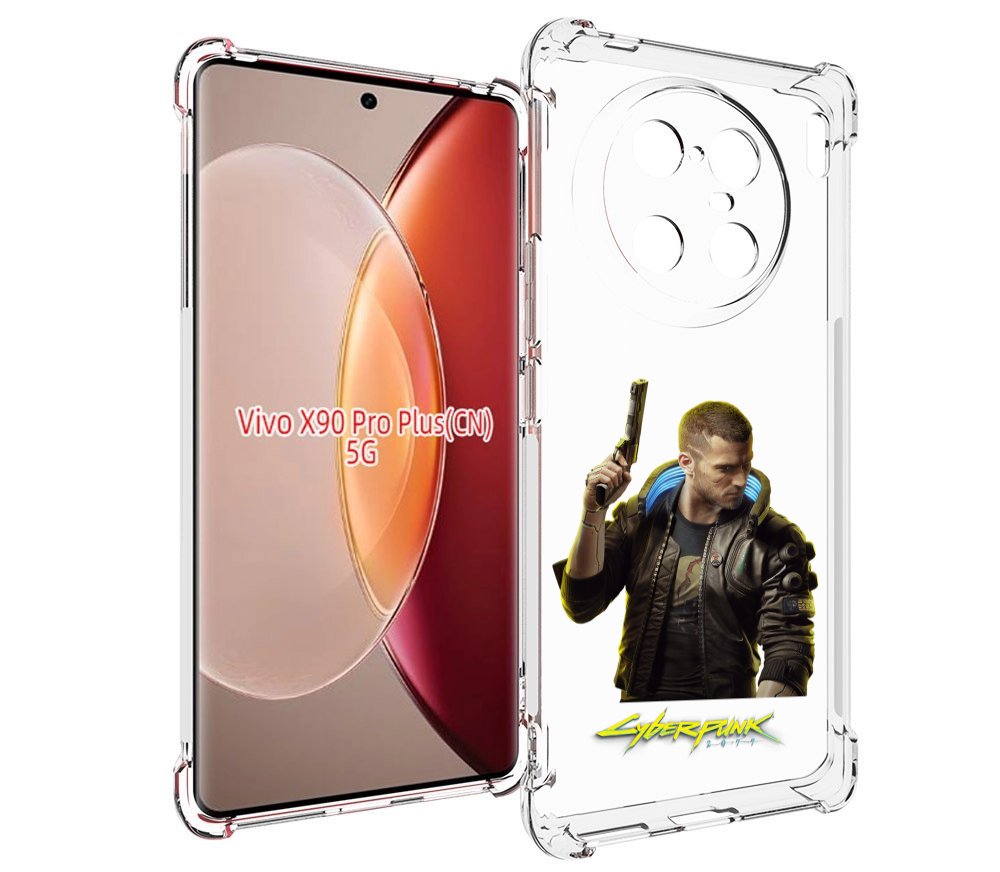

Чехол MyPads Cyberpunk-2077 для Vivo X90 Pro Plus, Прозрачный, Tocco