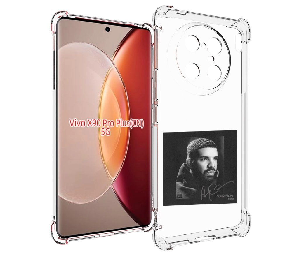 

Чехол MyPads Drake - Scorpion для Vivo X90 Pro Plus, Прозрачный, Tocco