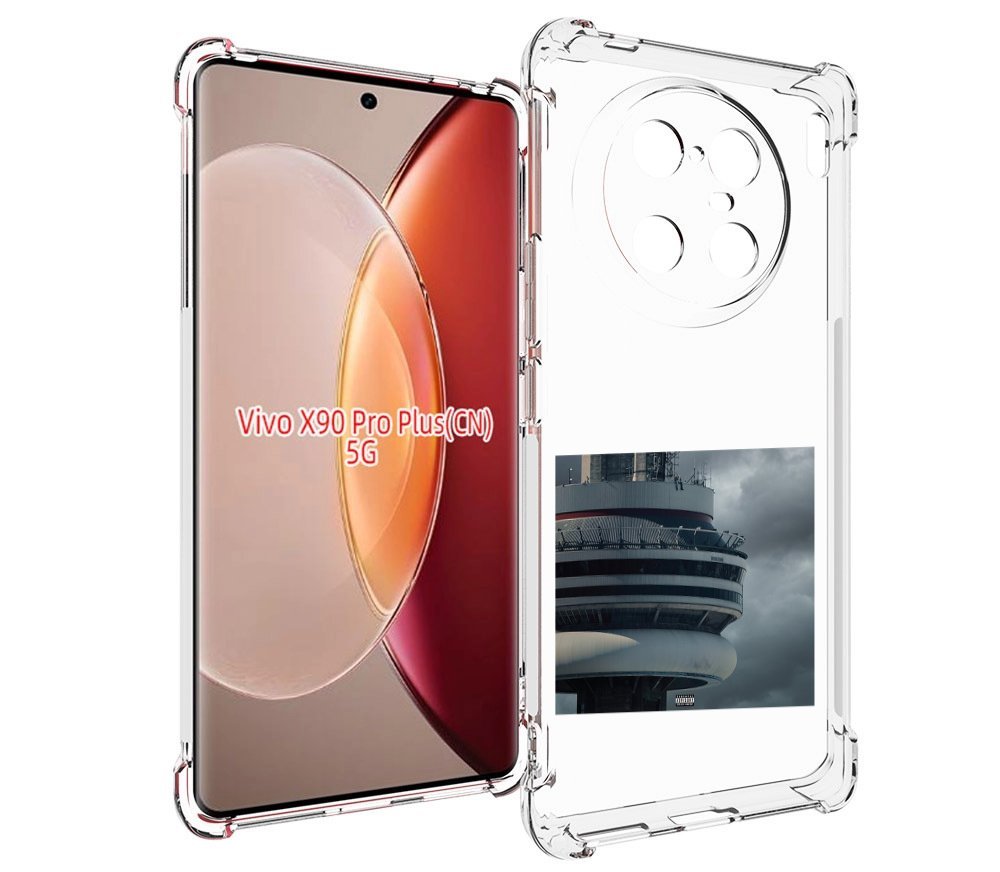 

Чехол MyPads Drake - Views для Vivo X90 Pro Plus, Прозрачный, Tocco