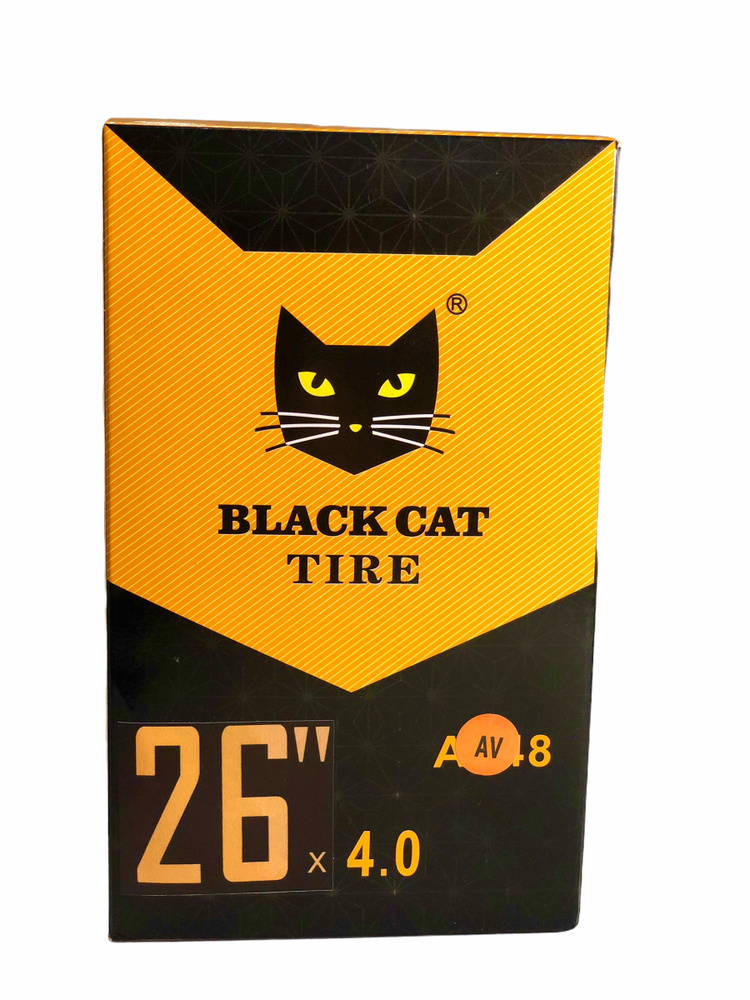 

Велокамера для фэтбайка Black Cat Tire 26 х 4.0, Черный, 26*4