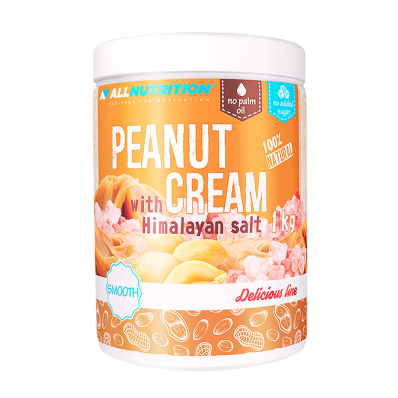 

Арахисовая паста ALLNUTRITION Peanut Cream с гималайской солью, 1000 г