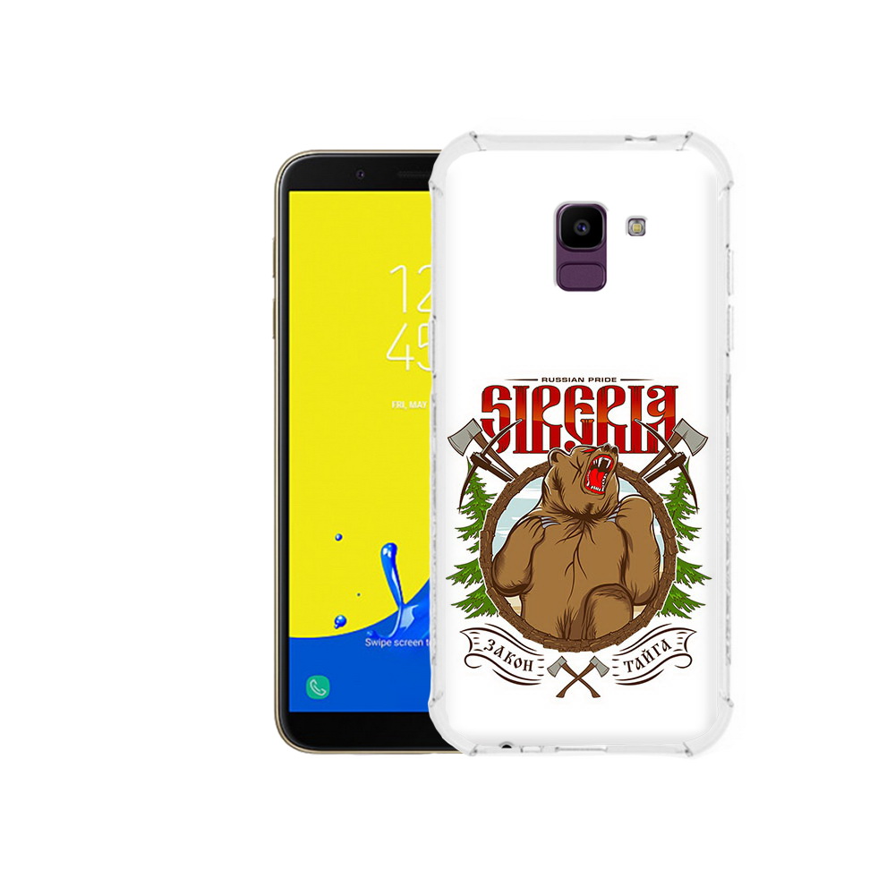 

Чехол MyPads Tocco для Samsung Galaxy J6 (2018) Тайга, Прозрачный, Tocco