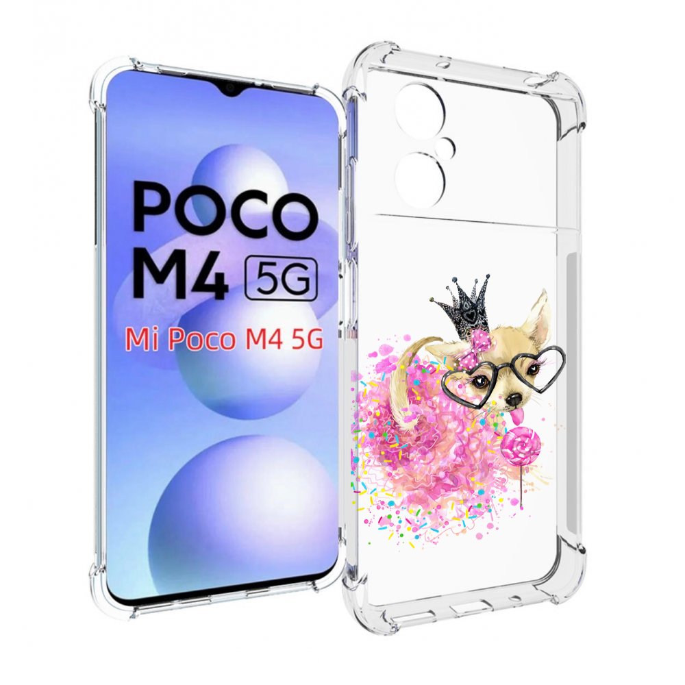 

Чехол MyPads сладкая принцесса для Xiaomi Poco M4 5G, Прозрачный, Tocco