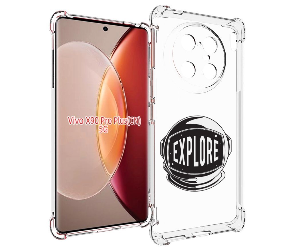

Чехол MyPads Explore для Vivo X90 Pro Plus, Прозрачный, Tocco