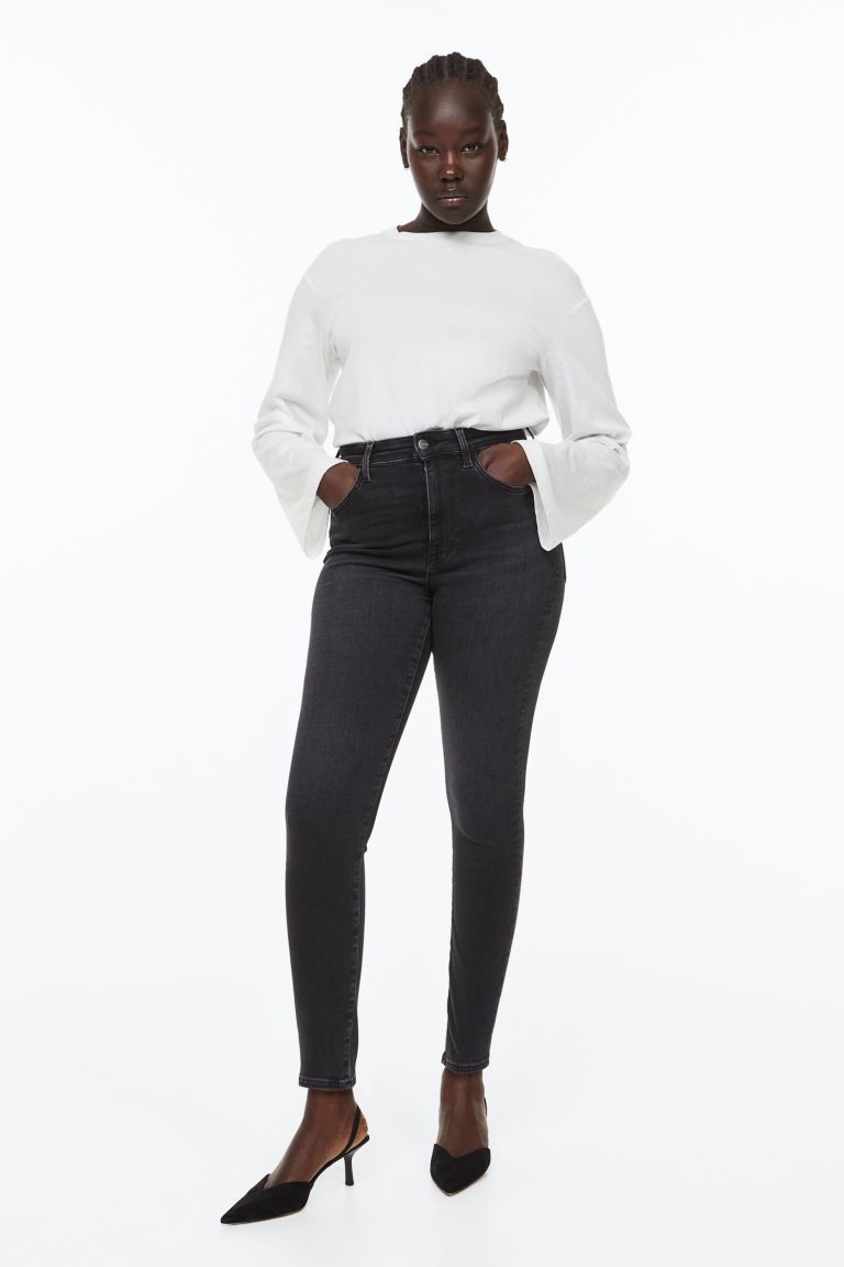 

Джинсы женские H&M 0986211016 черные L (доставка из-за рубежа), Черный, 0986211016