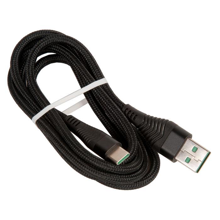 

Кабель USB HOCO U53 Flash для Type-C, 5.0 A, длина 1.2 м, черный