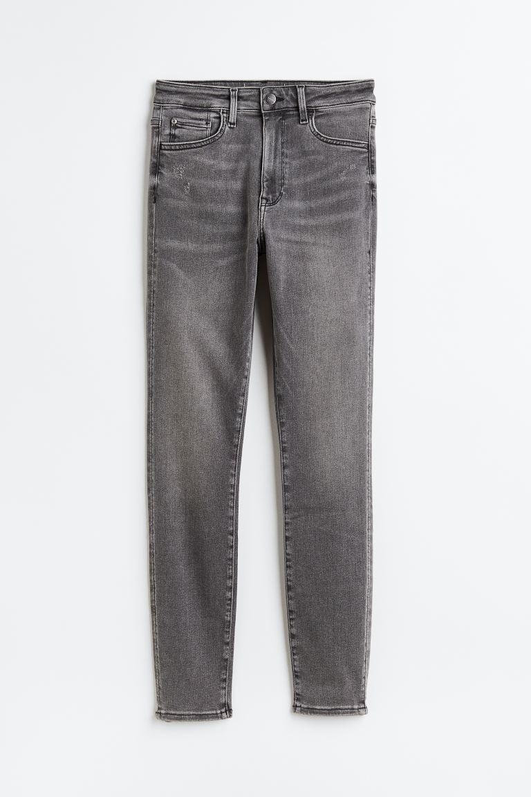 

Джинсы женские H&M 0986211020 серые XS (доставка из-за рубежа), Серый, 0986211020