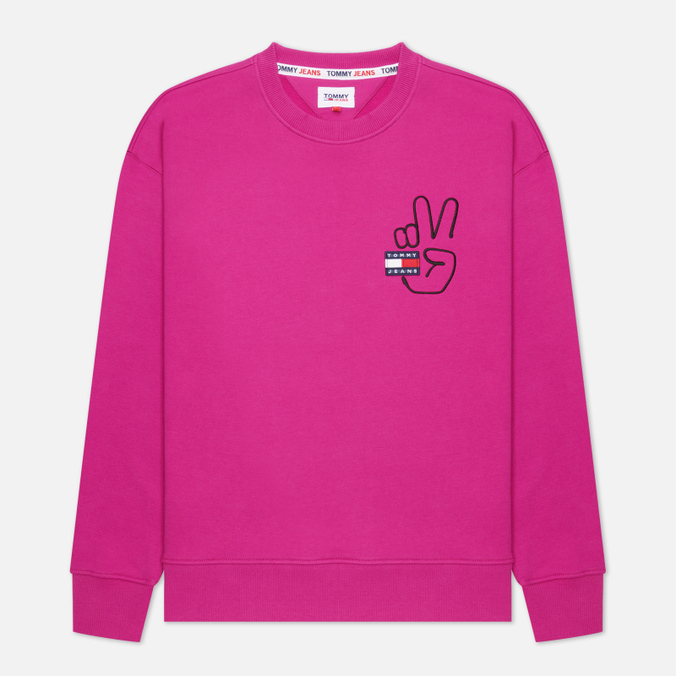 

Свитшот мужской Tommy Jeans DM0DM11650 фиолетовый L, DM0DM11650