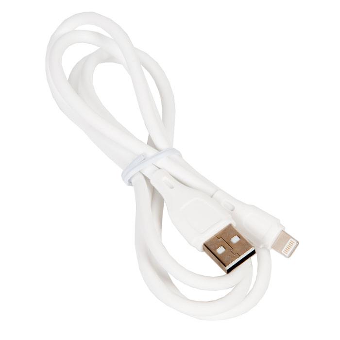 фото Кабель usb hoco x61 ultimate silicone для lightning, 2.4 a, длина 1.0 м, белый