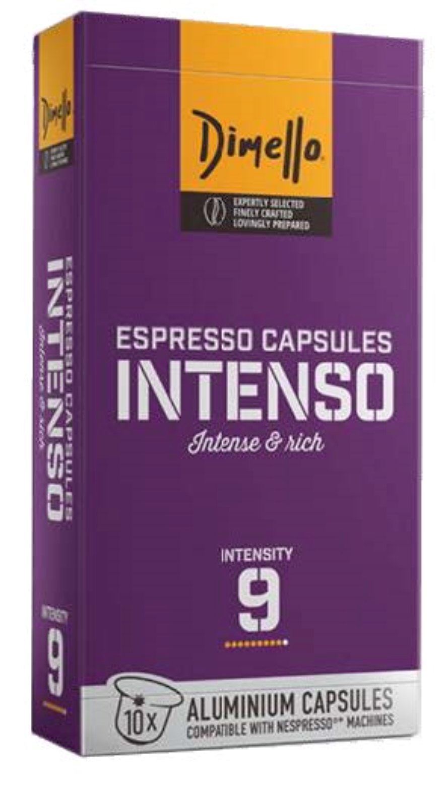 Кофе Dimello в капсулах Intenso, 5 упаковки по 10 шт