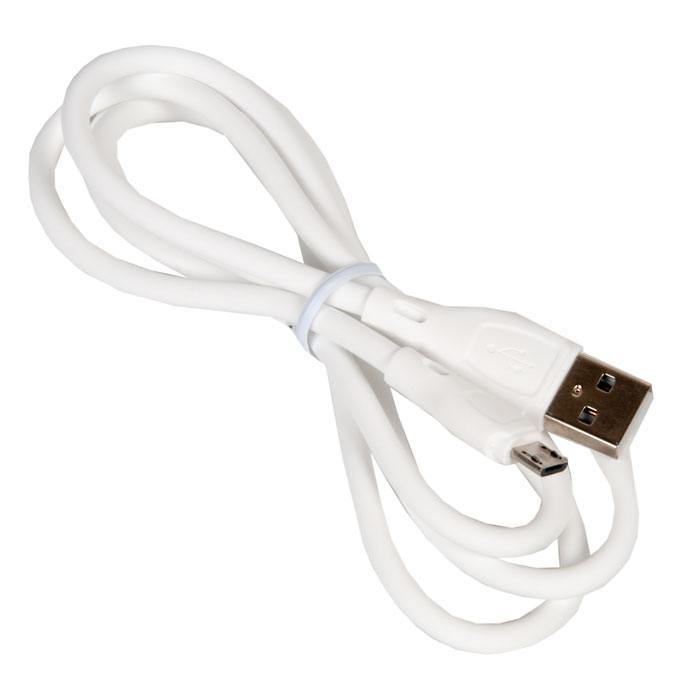 фото Кабель usb hoco x61 ultimate silicone для micro usb, 2.4 a, длина 1.0 м, белый