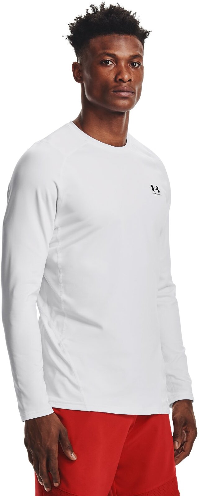 

Свитшот мужской Under Armour UA CG Armour Fitted Crew белый 2XL, UA CG Armour Fitted Crew