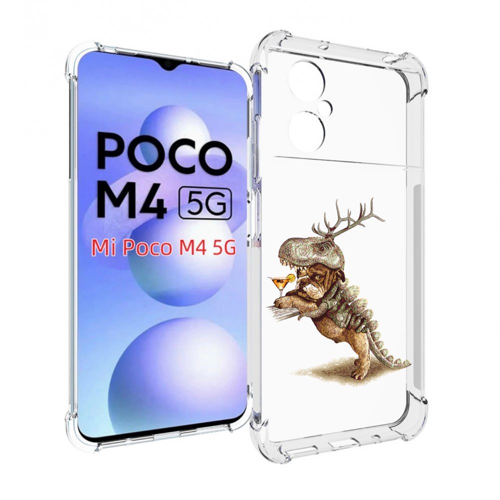 

Чехол MyPads тематическая вечеринка для Xiaomi Poco M4 5G, Прозрачный, Tocco