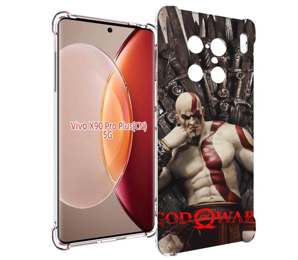 

Чехол MyPads God of War Кратос для Vivo X90 Pro Plus, Прозрачный, Tocco