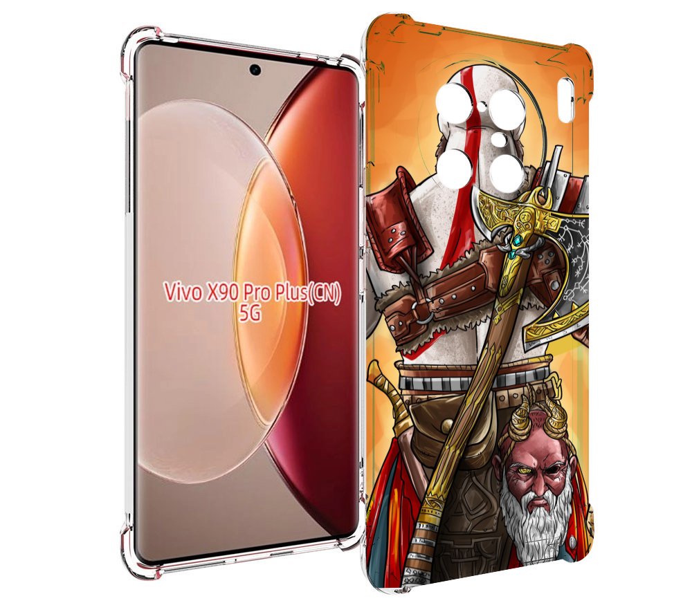 

Чехол MyPads God of War для Vivo X90 Pro Plus, Прозрачный, Tocco