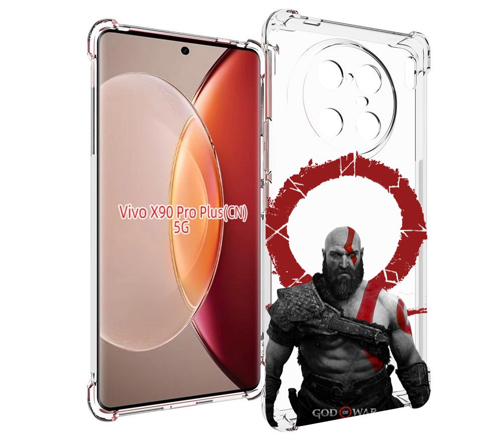 

Чехол MyPads God-of-War для Vivo X90 Pro Plus, Прозрачный, Tocco