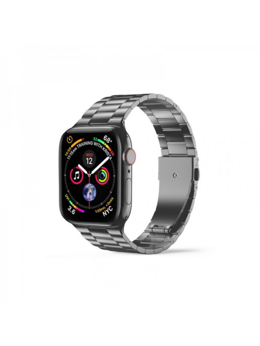 

Ремешок Wiwu Three Beads Steel Band для Apple Watch Series 1-6/SE 42/44 mm (Space Grey), Three Beads Steel Band для Apple Watch Series 1-6/SE 42/44 mm