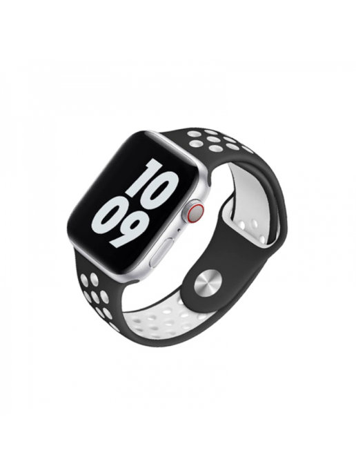 

Ремешок Wiwu Dual Color Silicone Band для Apple Watch Series 1-6/SE 42/44 mm (Black/White), Dual Color Silicone Band для Apple Watch Series 1-6/SE 42/44 mm