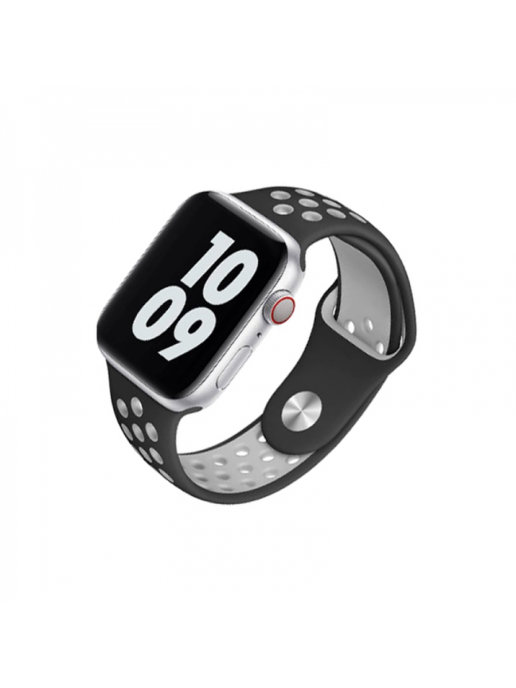 

Ремешок Wiwu Dual Color Silicone Band для Apple Watch Series 1-6/SE 42/44 mm (Black/Grey), Dual Color Silicone Band для Apple Watch Series 1-6/SE 42/44 mm