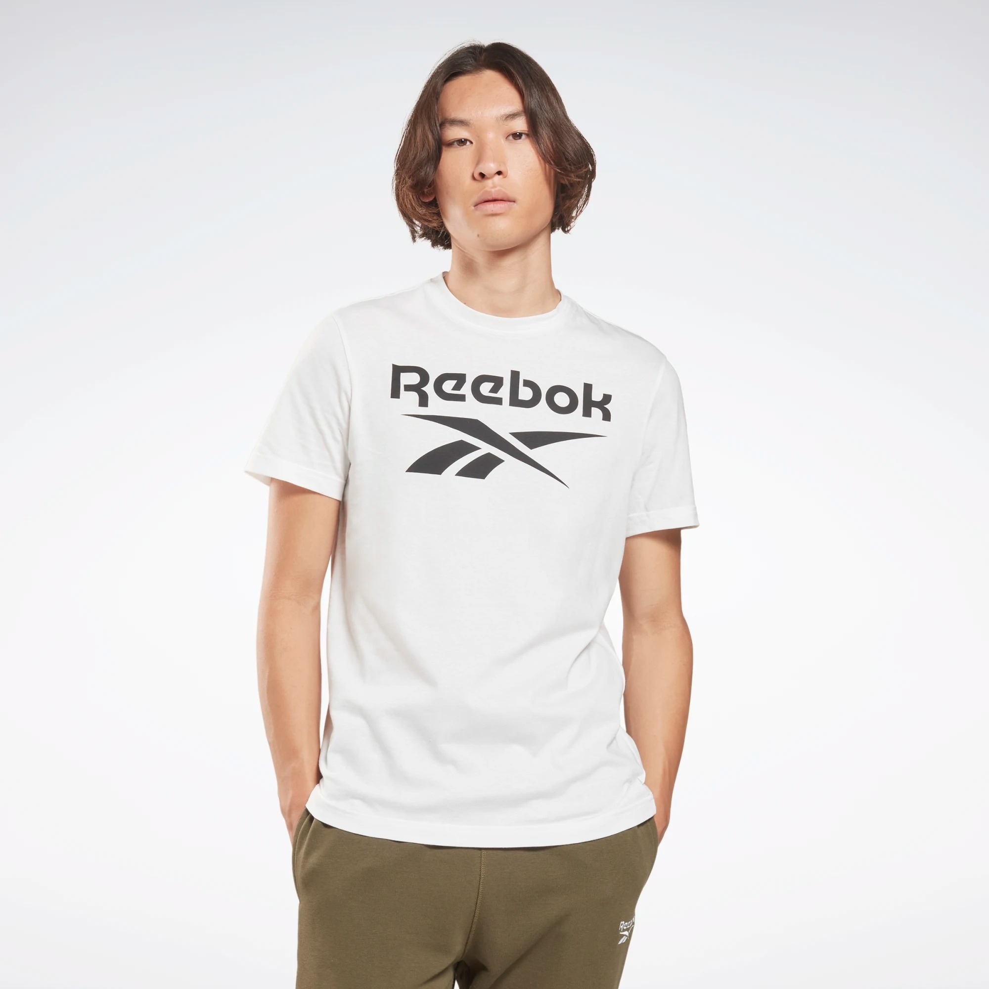 

Футболка мужская Reebok Identity Big Logo T-Shirt белая 3XL, Identity Big Logo T-Shirt