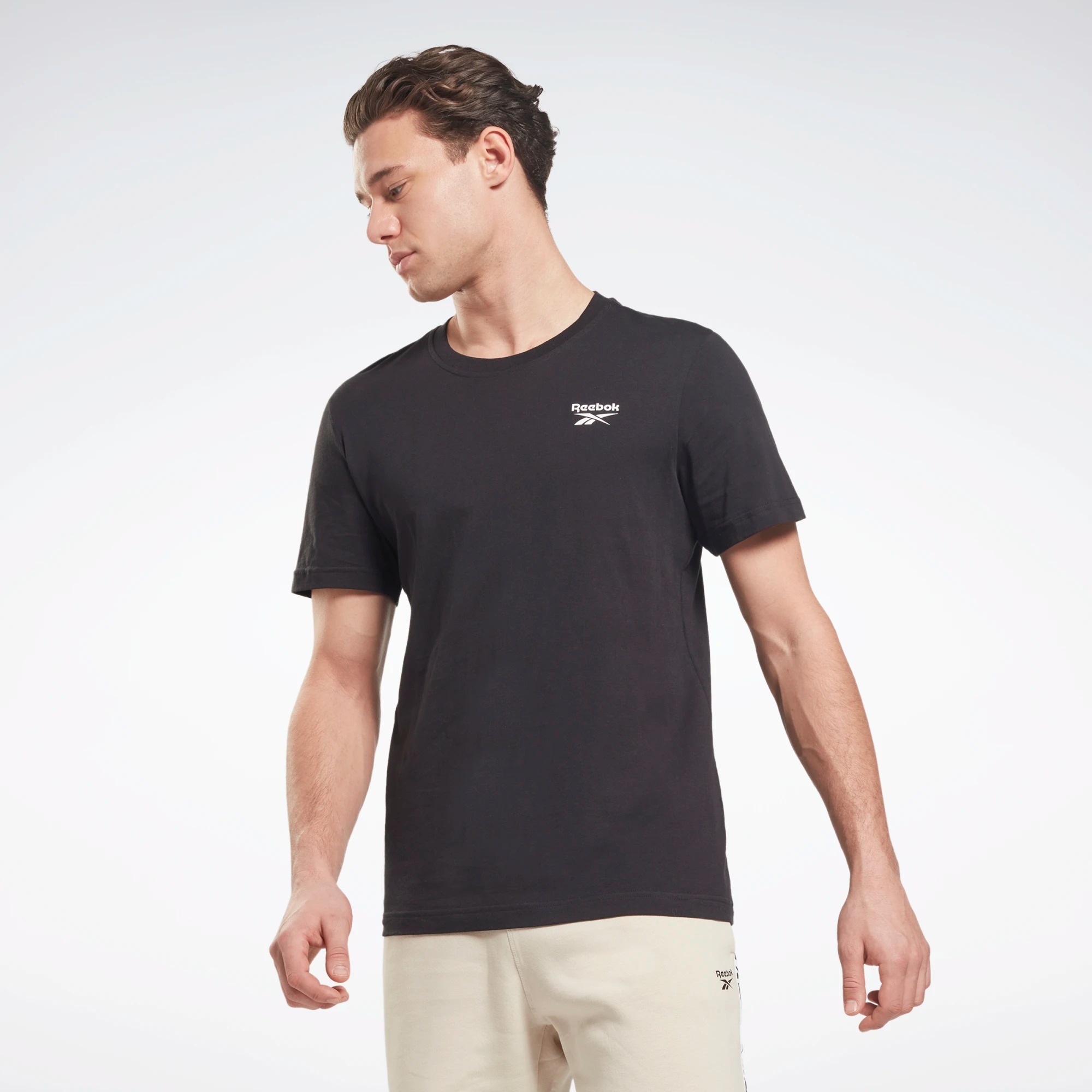 

Футболка мужская Reebok Identity Classics T-Shirt черная XS, Черный, Identity Classics T-Shirt