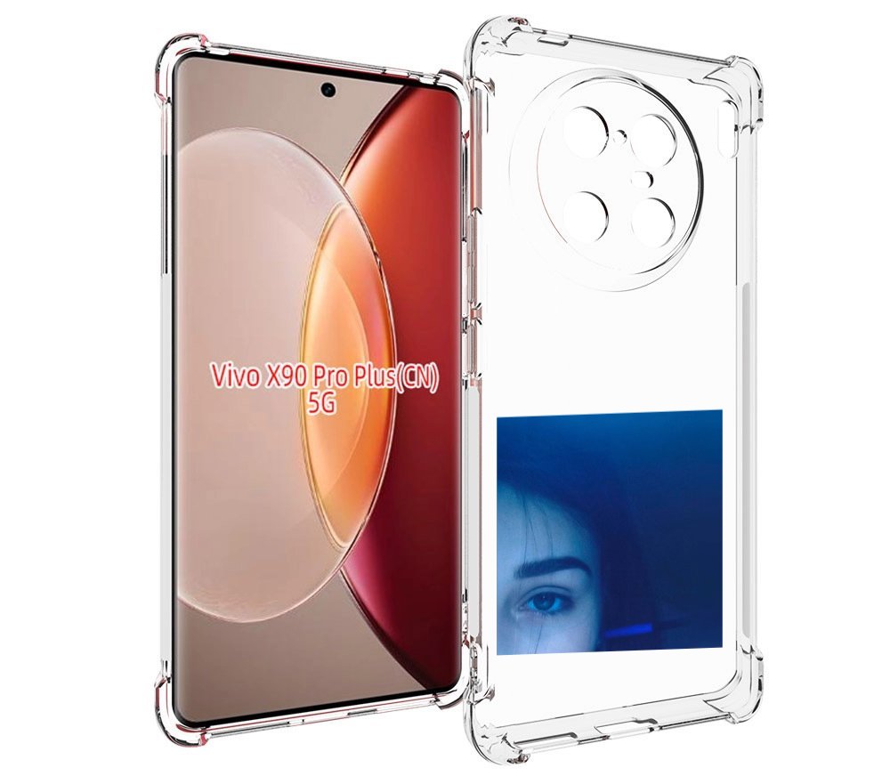 

Чехол MyPads Hate Love face для Vivo X90 Pro Plus, Прозрачный, Tocco